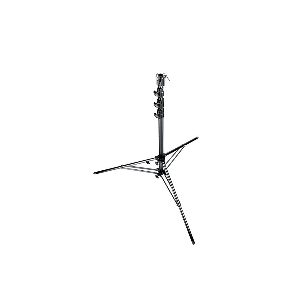 Schwarzes Aluminium 4-Sektionen Super Stativ 1 Nivellierbein Manfrotto - 

Stabil und sicher durch doppelte