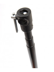 Schwarze Hintergrundstütze 3-teilig Manfrotto - 
Anpassungsfähige Hintergrundstütze mit universellem 9,5-mm-Aufsatz
Geeignet