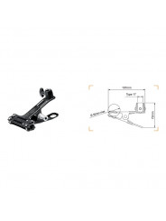 Mini-Federklemme Stangen bis 35mm Manfrotto - 
Vielseitige Klemme mit verschiedenen Befestigungsmöglichkeiten
Klemmt stabil auf