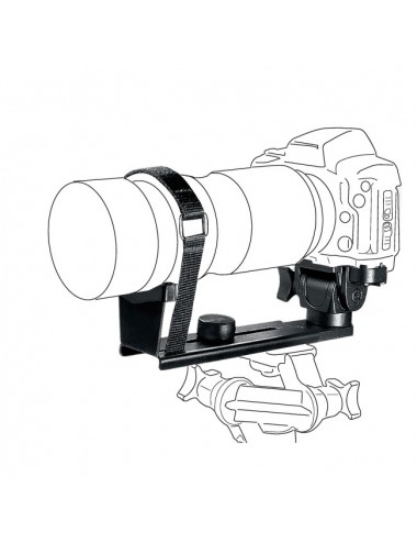 Telephoto Lens Support Manfrotto - 
Support for medium telephoto lens
Adjustable bracket length to fit different length and diam