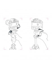 Handauslöser Manfrotto - 
 Manfrotto Druckknopf für Drahtauslöser
 1