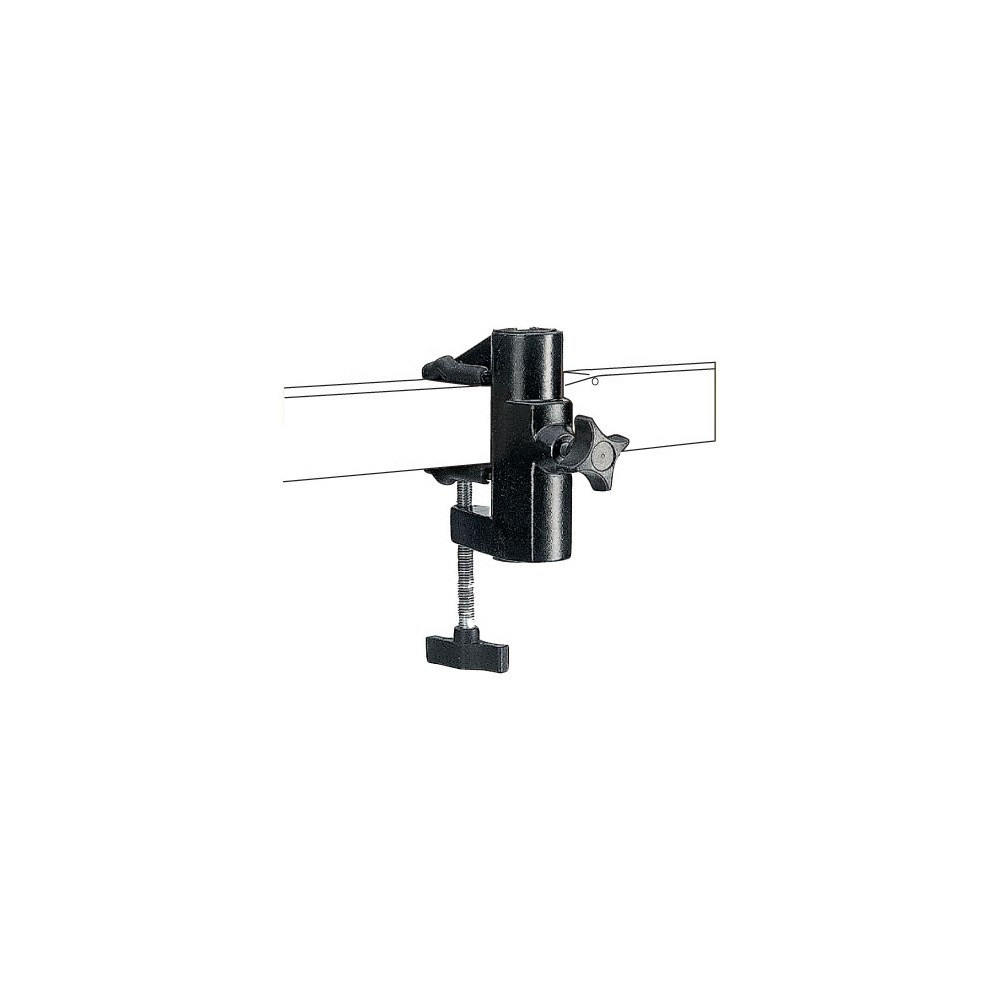 Säulenklemme Manfrotto - 
Entwickelt für abnehmbare Stativsäulen mit 25-28mm Durchmesser
Sichere Befestigung an festen