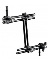Doppelarm 3-Sekunden Manfrotto - 
Doppelter Gelenkarm, für Lasten bis zu 4,5Kg (9,9lb)
Sehr leicht, wiegt 0,79 kg