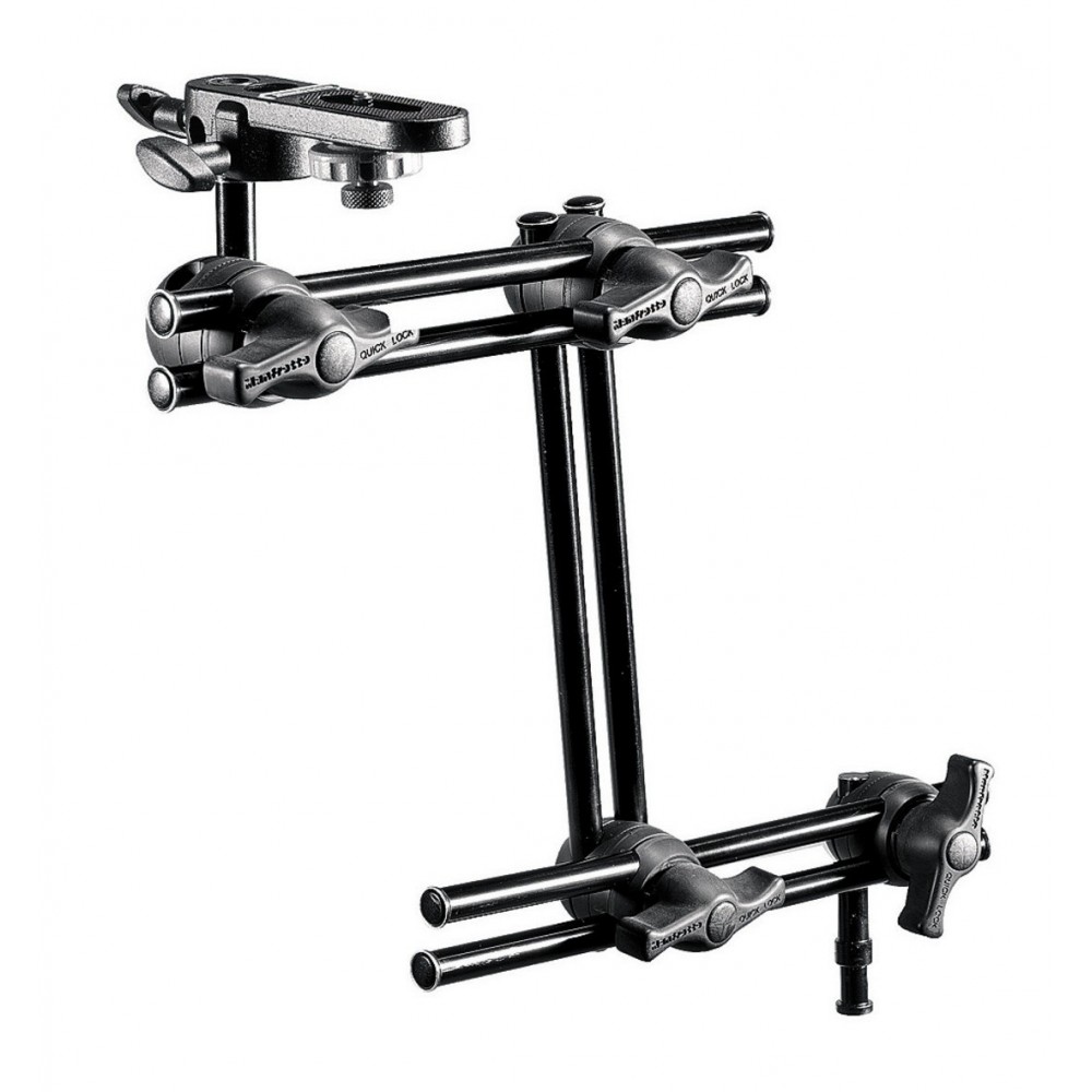 3-teiliger Doppelgelenkarm mit Kamerabefestigung Manfrotto - Doppelte Gelenkarme, um Lasten bis zu 4,5 kg (9,9 lb) zu tragen Seh