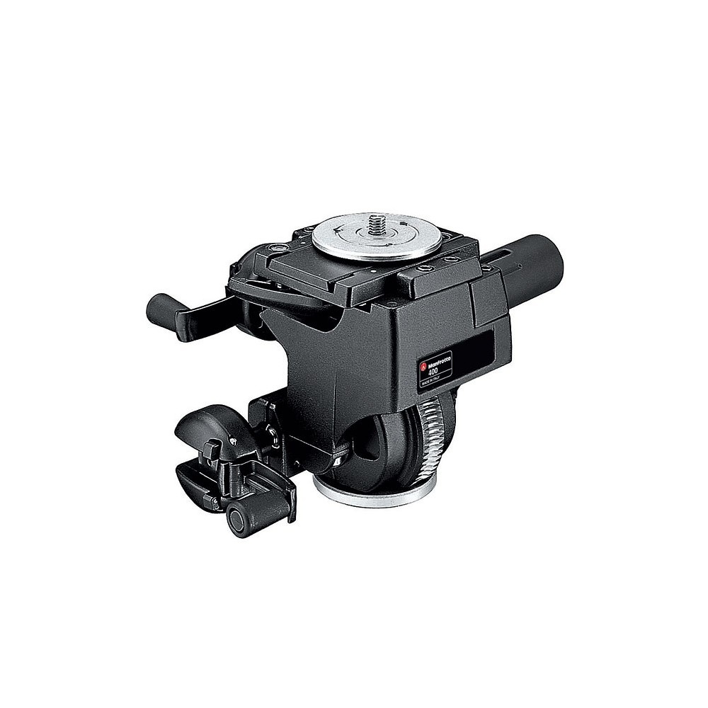 Studio Geared Head Manfrotto - 
Micrometric knobs for precise movements
Locking systems allows for quick movements on the axes
L