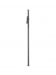 Black Autopole 2 2.1-3.7m Manfrotto - 
Autopole has cantilever system plus safety lock
Rubber cups at each end keep it in place
