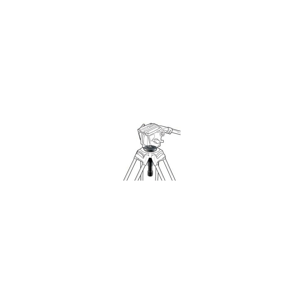 Halbkugel 75mm mit Knopf Manfrotto - 75mm Halbkugel Nivellierer mit 3/8'' Schraube für 75mm Schalenstative 5