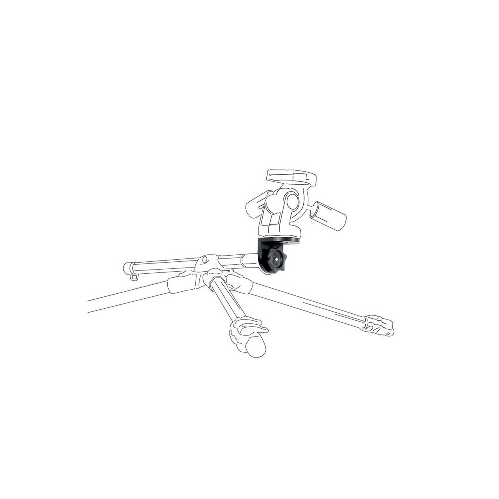 Nivellieradapter für Säulen in horizontaler Position Manfrotto - Entwickelt für die Verwendung mit horizontal nivellierbarer Mit