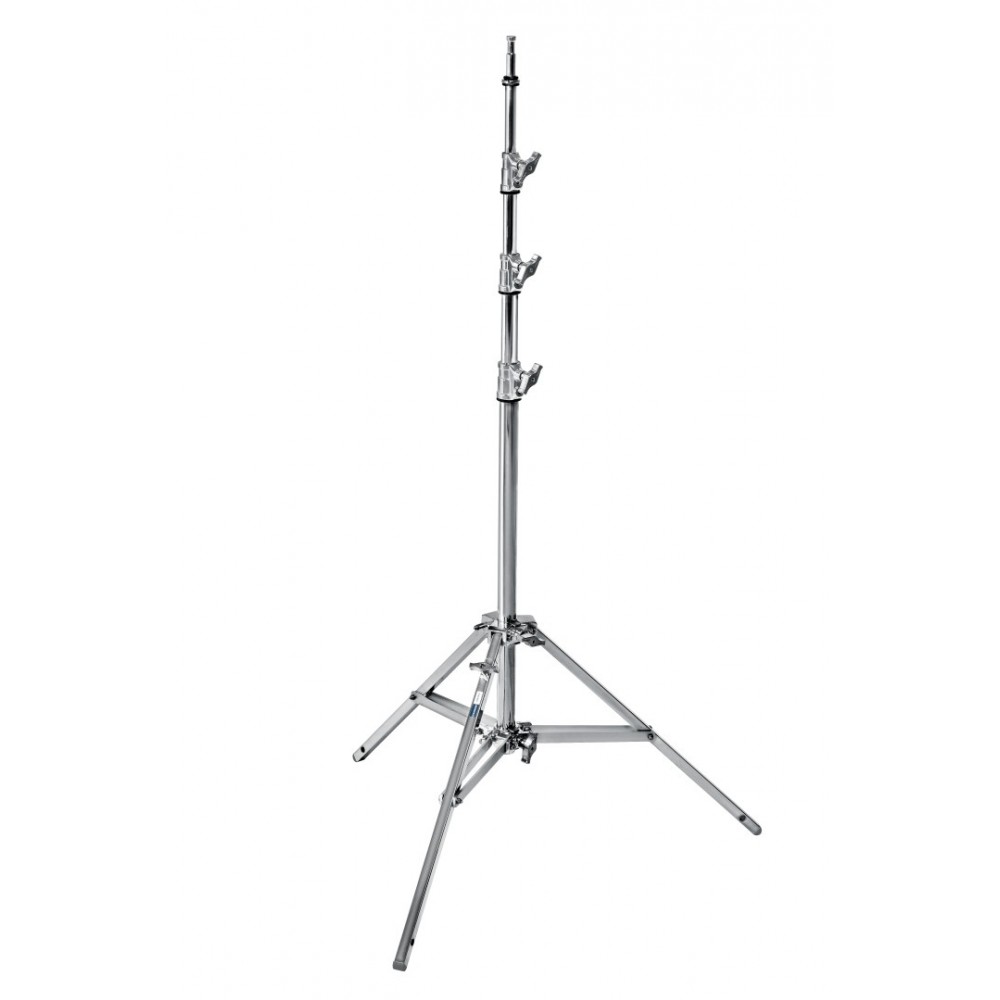 Baby Stand 30 Silver 300cm/118in Steel Triple Riser Avenger - 
Belastbarkeit: 10 kg/22 lbs, Maximale Höhe: 300