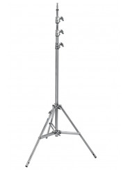 Baby Stand 45 Sil 450 cm/178 in Steel Triple Riser Avenger - 
Load capacity: 9 kg/19.8 lbs., Max Height: 450 cm/177.2''
Chrome p