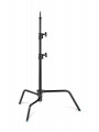 C-Stand Feste Basis Schwarz 20'' 180cm/69in Basis & Säule Avenger - 20-Zoll-C-Ständer mit kurzem Standfuß und fester Basis aus s