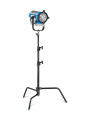 C-Stand Feste Basis Schwarz 20'' 180cm/69in Basis & Säule Avenger - 20-Zoll-C-Ständer mit kurzem Standfuß und fester Basis aus s