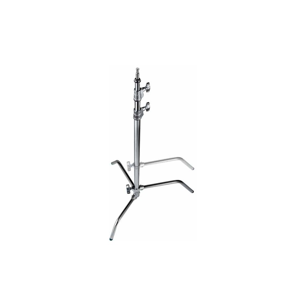 C-Stand Sliding Leg 20'' 180 cm/69 in Base & Column Avenger - 
20'' short Lazy-Leg/Levelling Leg C-stand in silver chrome steel.