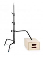 C-Ständer Schiebebein Blk 20'' 180cm/69in Basis & Säule Avenger - 
20'' kurzer Lazy-Leg/Levelling Leg C-Ständer aus schwarzem