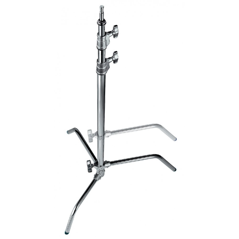 C-Stand Sliding Leg 30'' CS 250cm/8.3' Base & Column Avenger - 
30'' Lazy-Leg/Levelling Leg C-stand in silver chrome steel.
Slid