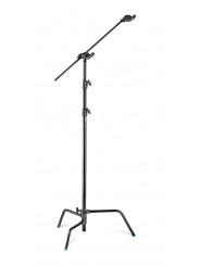 C-Stand Turtle Base Blk 40'' 300cm/9.8' w/Grip Head, Arm Avenger - 40'' Turtle Base C-Stand Kit, mit C-Stand aus schwarzem Chrom