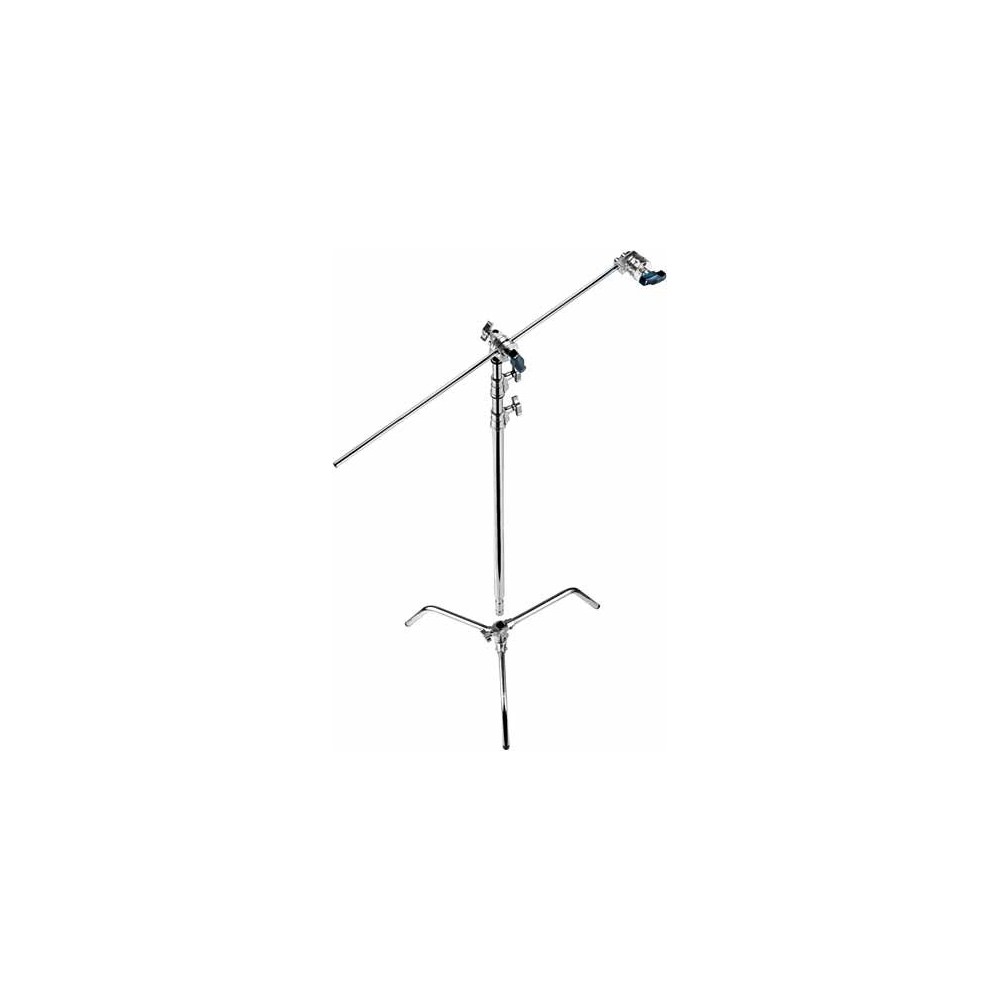 C-Stand Turtle Base 40'' 300cm/9.8' mit Griffkopf, Arm Avenger - 40'' Turtle Base C-Stand Kit, mit C-Stand aus verchromtem Stahl