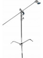 C-Stand Turtle Base 40'' 300cm/9.8' mit Griffkopf, Arm Avenger - 40'' Turtle Base C-Stand Kit, mit C-Stand aus verchromtem Stahl