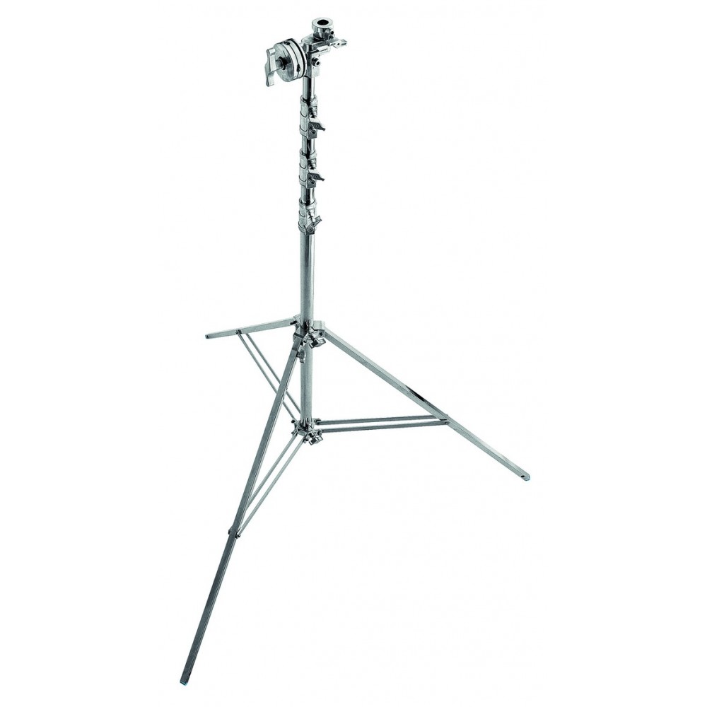 Overhead Steel 56 CS Large Wide Base 3R 560cm/18.3' Avenger - 
Silver Overhead Stand with built-in grip head &amp; junior receiv