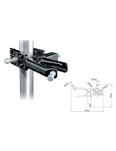 ADJUSTABLE GABER HANDLE Avenger - 25 mm to 65 mm gaffer handle for great versatility Adjustable jaws ensure a f