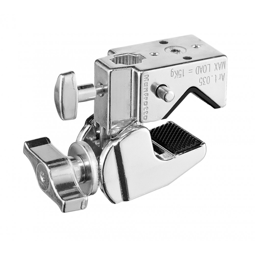 Super Clamp™ T-Knopf Silber, 13mm-55mm/0.51 bis 2.17in Avenger - 
Super Clamp™ Backen arbeiten mit Durchmessern von 13-55mm/