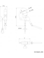 Schnallendorn 16mm (5/8") 100Kg 10-55mm Avenger - 2