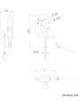 Schnallendorn 16mm (5/8") 100Kg 10-55mm Avenger - 2