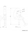 Baby-Schnellspannklammer mit 16 mm Stift Avenger - 
Tragfähigkeit: 50kg
Rohrgröße 20-52mm
Aluminium-Konstruktion
Enthält