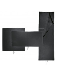 Flag Cutter 120 x 120 cm/48 x 48 in Square Avenger - 
Cutter size 122 x 122 cm/ 48 x 48'' square flag
Solid black fabric provide