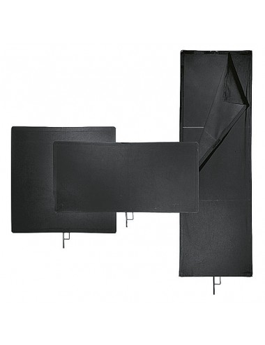 Flag Cutter 120 x 120 cm/48 x 48 in Square Avenger - 
Cutter size 122 x 122 cm/ 48 x 48'' square flag
Solid black fabric provide