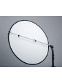 Universal Bracket For 50cm - 1.2m Collapsible Reflectors Lastolite by Manfrotto - 
Collapsible and reversible
Allows to hold the