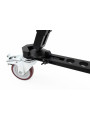 Tripod Dolly Slidekamera - Tripod  Dolly
Telescopic  aluminium construction
Design for a heavy weight tripod
Made in  EU by  Sli