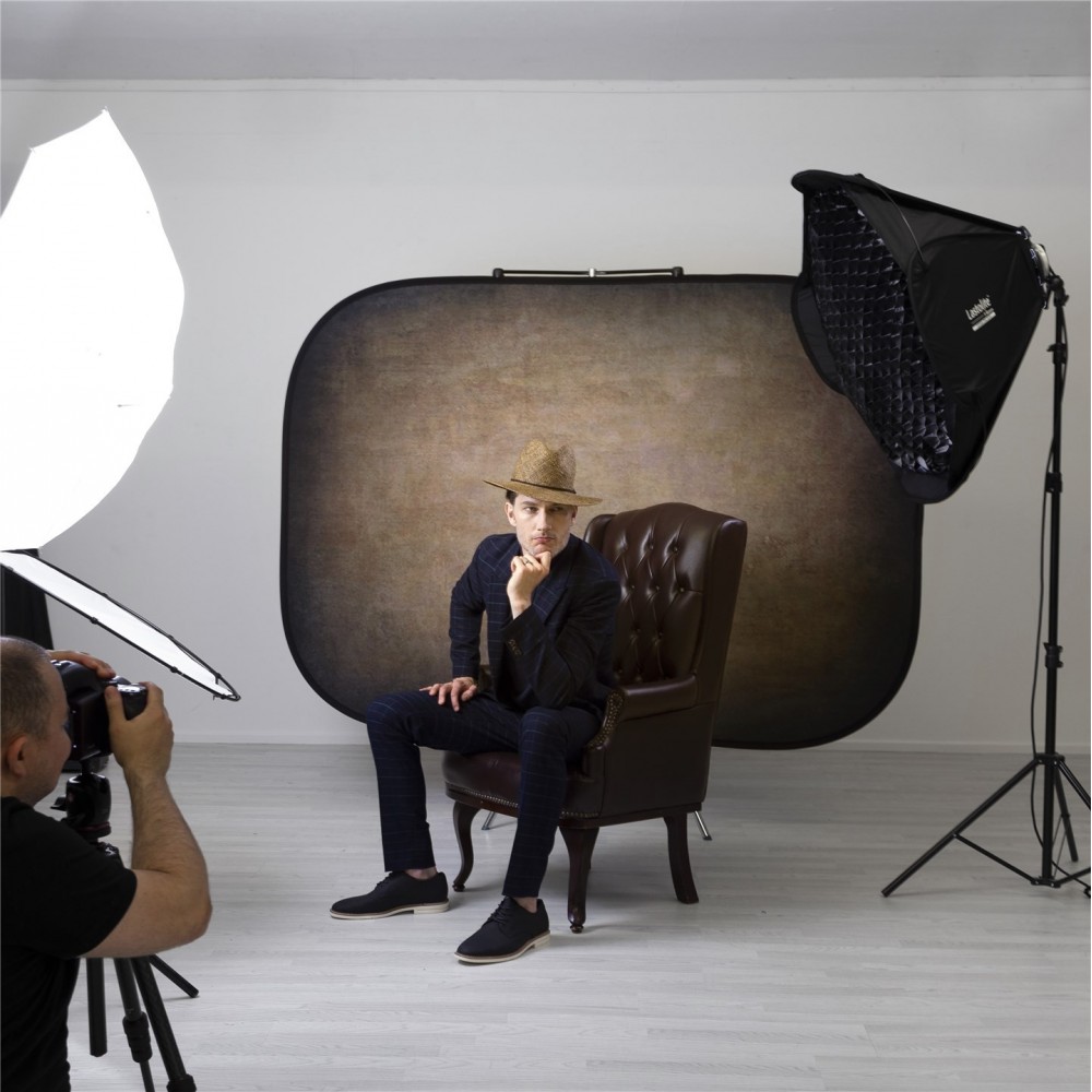 Tło Vintage 1,5 x 2,1 m Nussbaum/Zinn Lastolite by Manfrotto -  7