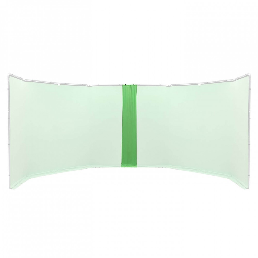 Panorama-Hintergrundverbindungskit 2,3 m Chroma Key Grün Lastolite by Manfrotto - Scharnierhalterungen befestigen zwei Panorama-