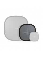 Ezybalance 50 cm 18 % Grau/Weiß Lastolite by Manfrotto - Doppelseitiger grau/weißer Karton Schrumpft auf ein Drittel seiner ursp