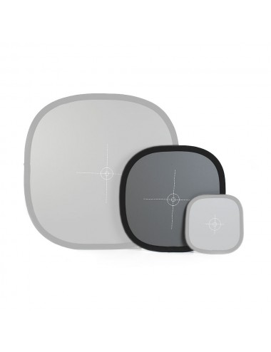 Ezybalance 50 cm 18 % Grau/Weiß Lastolite by Manfrotto - Doppelseitiger grau/weißer Karton Schrumpft auf ein Drittel seiner ursp