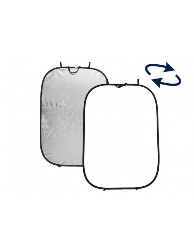 Collapsible Panelite Reflector 1.8x1.2m Silver/White Lastolite by Manfrotto - 
Collapsible and reversible
Collapsible and revers