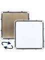 Skylite Rapid Cover Small 1.1 x 1.1m Sunfire/White Lastolite by Manfrotto - For the location photographer Compatible with rapid