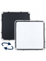 Skylite Rapid Cover Small 1,1 x 1,1 m schwarz-weiß Lastolite by Manfrotto - Für den Location-Fotografen Kompatibel mit Rapid