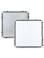 Skylite Rapid Cover Small 1,1 x 1,1 m silber und weiß Lastolite by Manfrotto - Für den Location-Fotografen Kompatibel mit Rapid