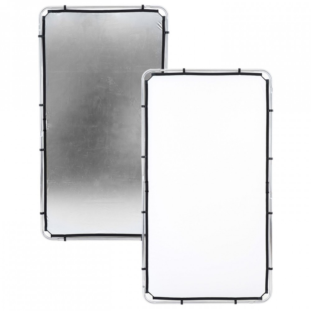 Skylite Rapid Cover Medium 1.1 x 2m Silver/White Lastolite by Manfrotto - For the location photographer Compatible with Rapid