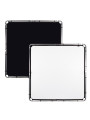 Skylite Midi fabric 1.5 x 1.5m Black/White Lastolite by Manfrotto - For the location photographer Compatible with high-speed