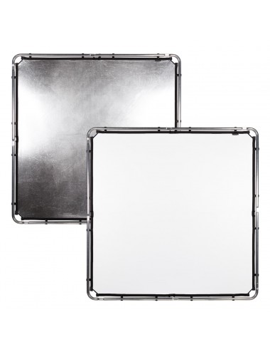 Skylite Midi fabric 1.5 x 1.5m Silver/White Lastolite by Manfrotto - For location photographers Compatible with high-speed