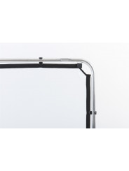 Skylite Midi Gewebe 1,5 x 1,5m Silber/Weiß Lastolite von Manfrotto - Für Location-Fotografen Kompatibel mit