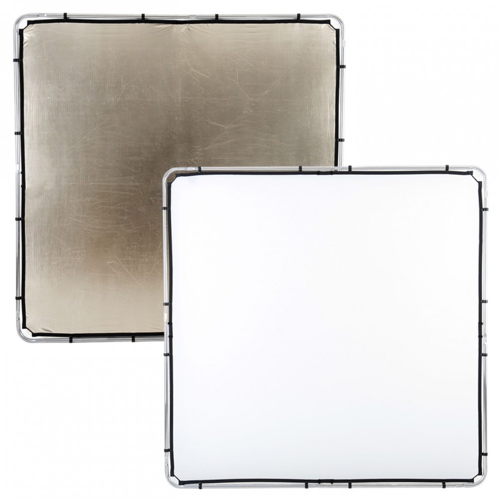 Skylite Large 2 x 2m Sunfire/White fabric Lastolite by Manfrotto - For the location photographer Compatible with high-speed alu