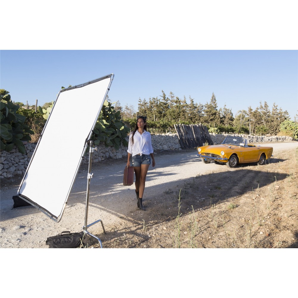 Skylite Rapid Cover Large 2 x 2 m 1.25 stop diffuser Lastolite by Manfrotto - For the location photographer Compatible with sz