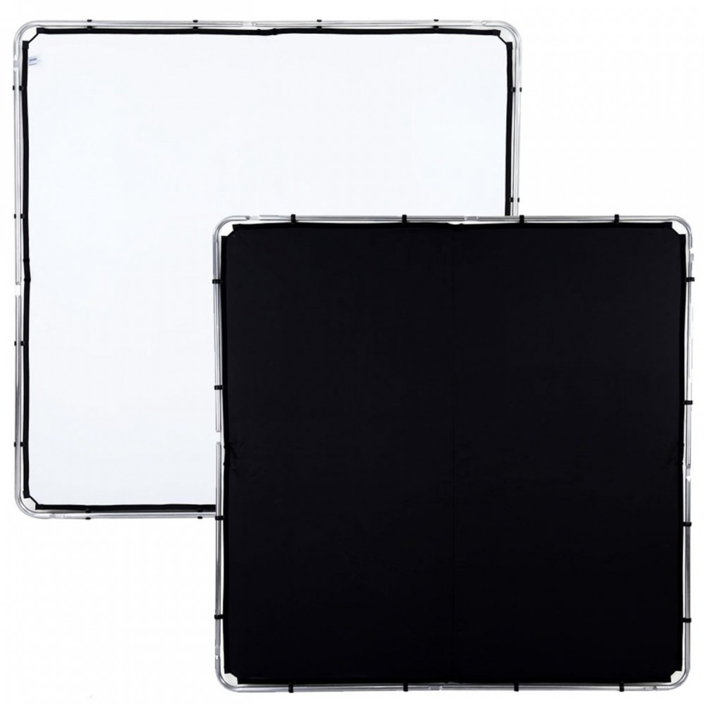 Skylite Rapid Cover groß 2 x 2m schwarz/weiß Lastolite by Manfrotto - Für den Location-Fotografen Kompatibel mit Rapid Frames