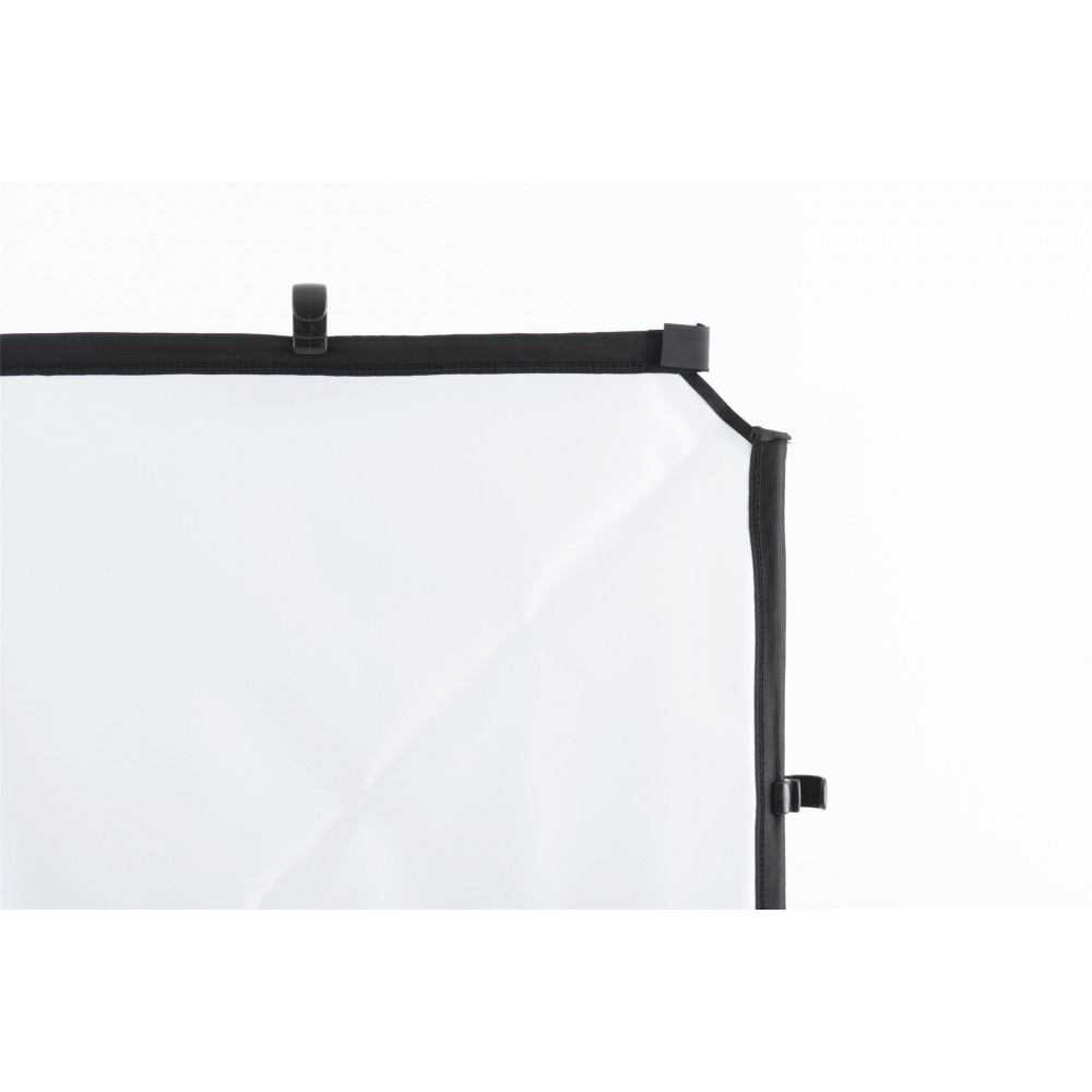 Skylite Rapid Cover groß 2 x 2m schwarz/weiß Lastolite by Manfrotto - Für den Location-Fotografen Kompatibel mit Rapid Frames