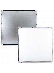 Skylite Rapid Cover Large 2 x 2m Silver/White Lastolite by Manfrotto - 
For the location photographer
Compatible with Skylite ra