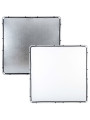 Skylite Rapid Cover groß 2 x 2m silber/weiß Lastolite von Manfrotto - Für den Location-Fotografen Kompatibel mit Rapid-Gestellen